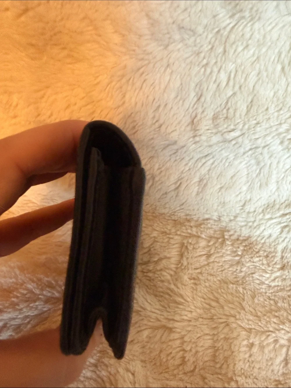 Coach black leather